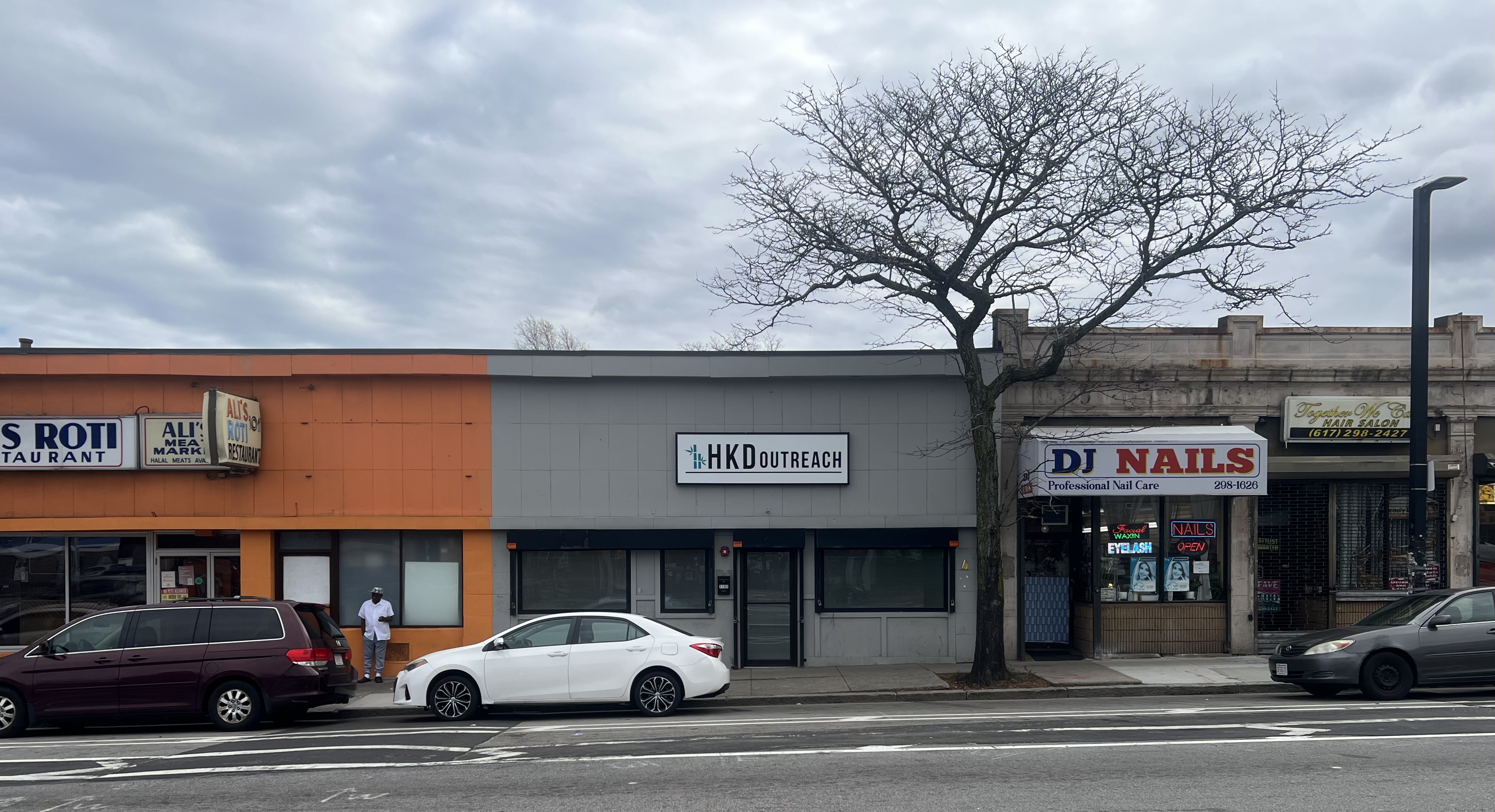 HKD Outreach clinic exterior on Blue Hill Avenue, Mattapan